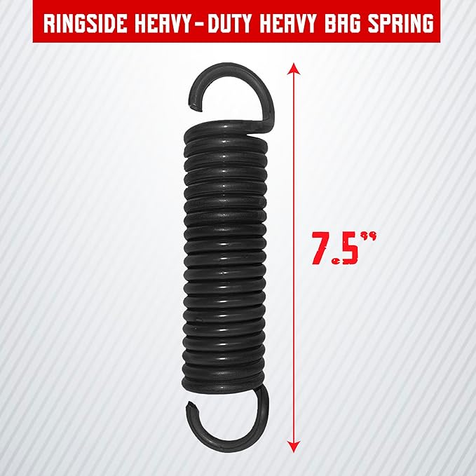 Ringside Boxing Training Heavy Duty Bag Spring (Up to 150-pounds), gray