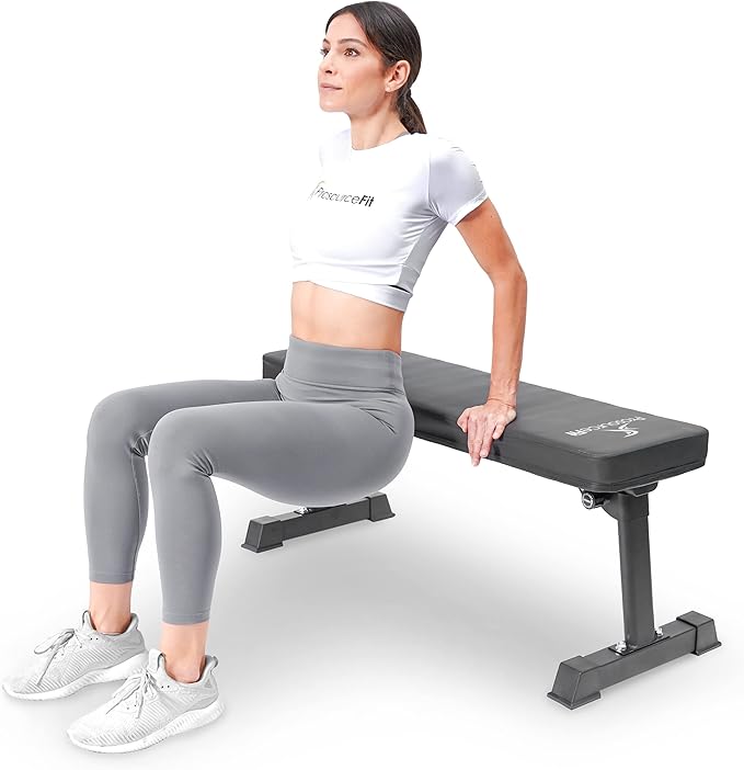 ProsourceFit Foldable & Adjustable Multi-Purpose Weight Bench Home