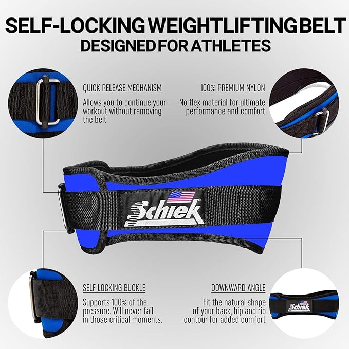 Schiek Sports Model 2006 Nylon 6" Weight Lifting