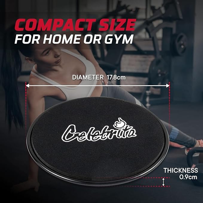 Celebrita Pair of Gliding Discs Core Sliders Ab