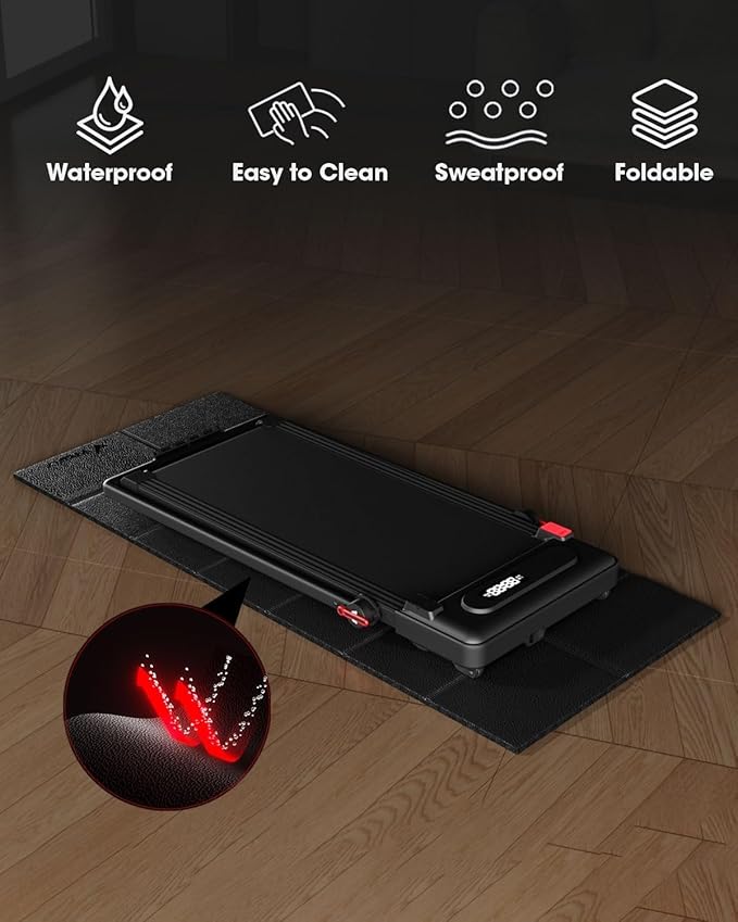 Treadmill Walking Pad Mat for Carpet Floors 72x32'' 1/4Γ’β¬ΕThick Treadmill