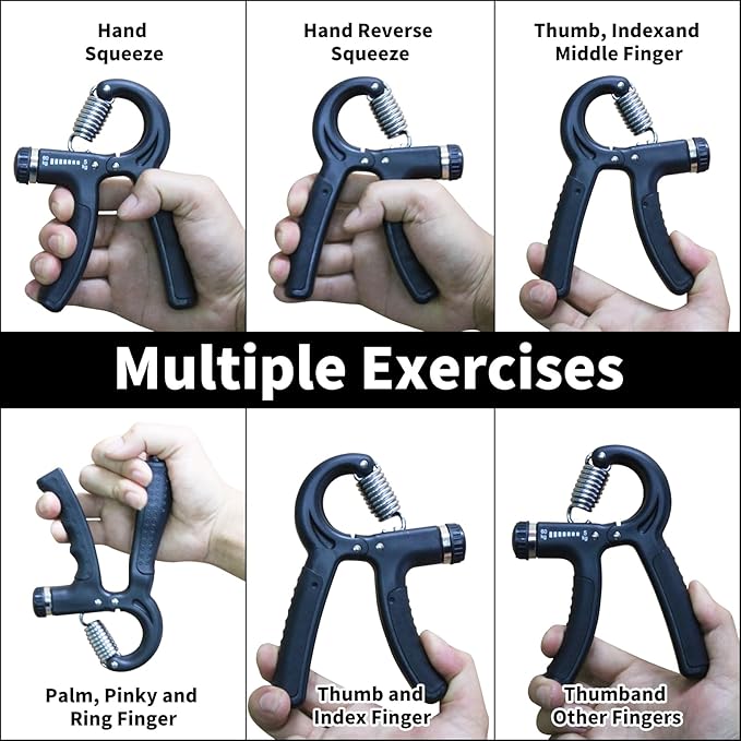 Grip Strength Trainer 11-132 Lbs (5-60kg), Forearm