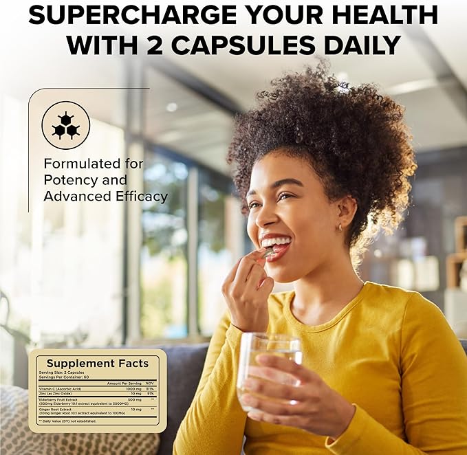 Organic Ashwagandha Root & Irish Sea Moss – 3,600 mg Ashwagandha Supplement with Black Seed Oil, & Burdock Root – Herbal Supplement for Energy, Calm, Mood, & Wellness, 120 Caps