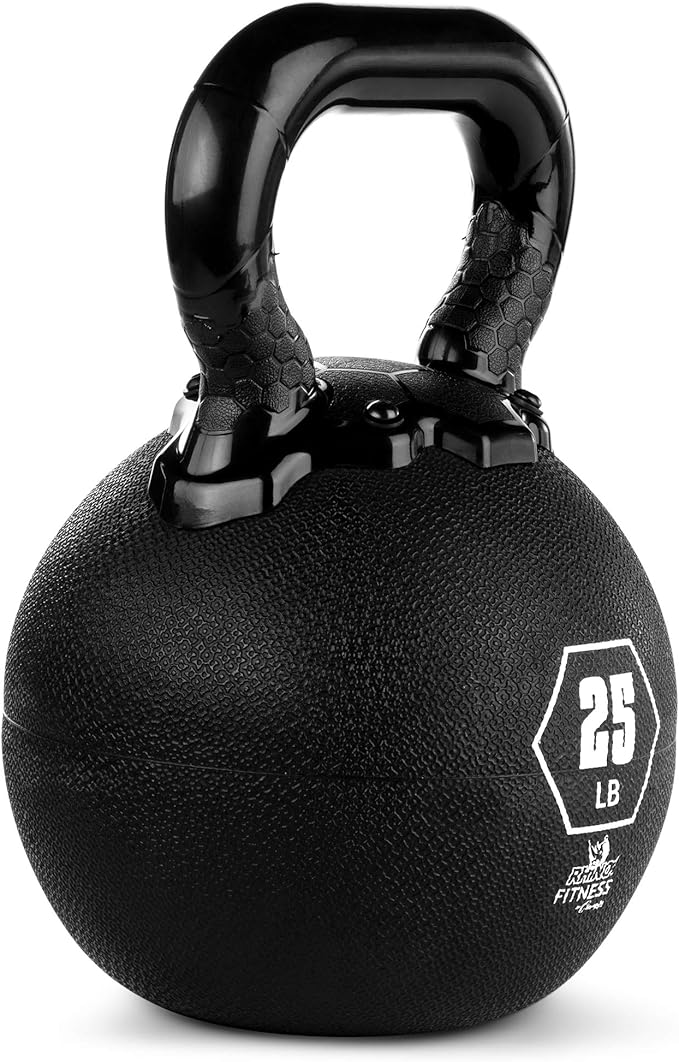 Champion Sports Rhino Kettlebell Rubber Weights