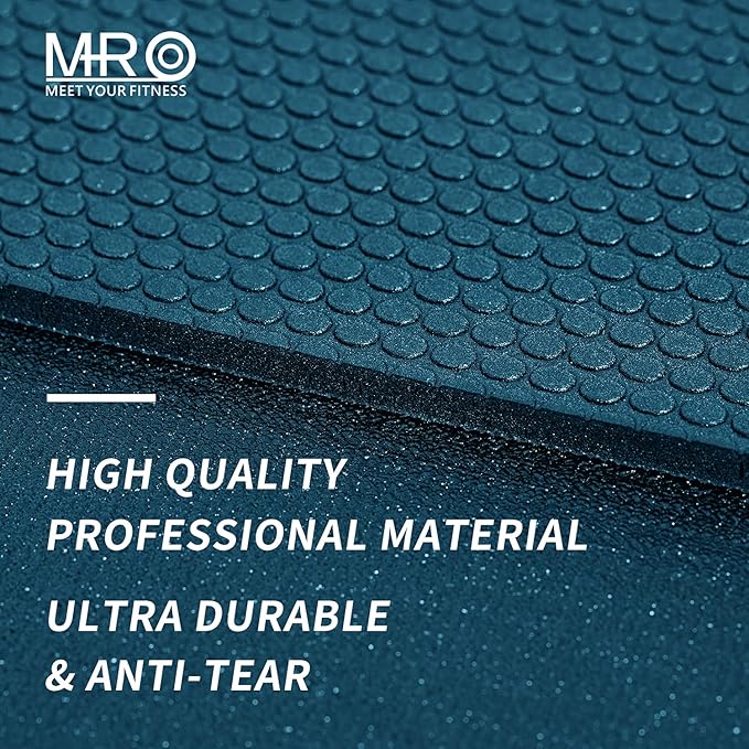 MRO Extra Large Exercise Mat For Home Gym 15'x6'/12'x6'/9'x6'(7mm) Workout