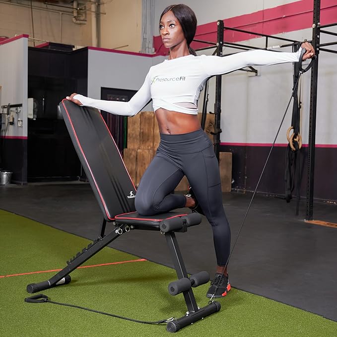 ProsourceFit Foldable & Adjustable Multi-Purpose Weight Bench Home