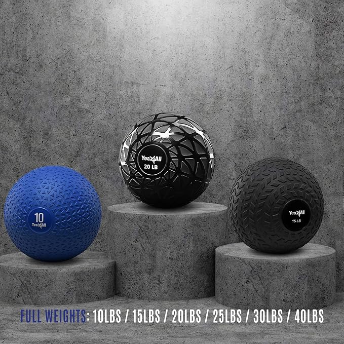 Yes4All Slam Ball 10-40lb Medicine