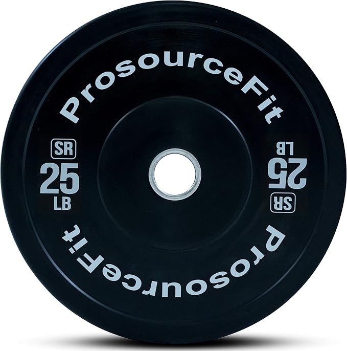 ProsourceFit Solid Rubber Bumper Plates (Sold Individually)