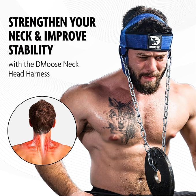 DMoose Neck Harness for Weight Lifting - 30"