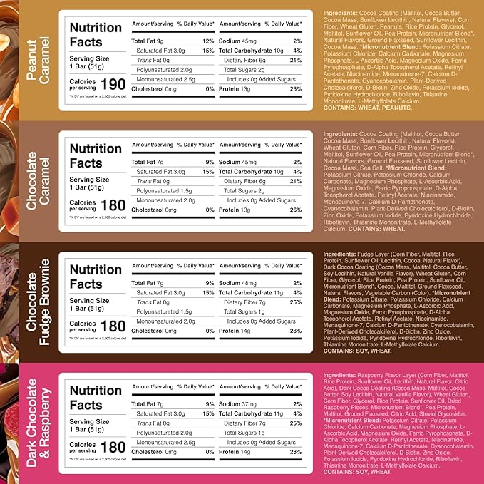 Huel Complete Nutrition Vegan Protein Bars | Variety Box | 13g Protein, 27 Vitamins and Minerals, 2g Sugar, Non-GMO, 100% Plant Based Snack | 12 Pack