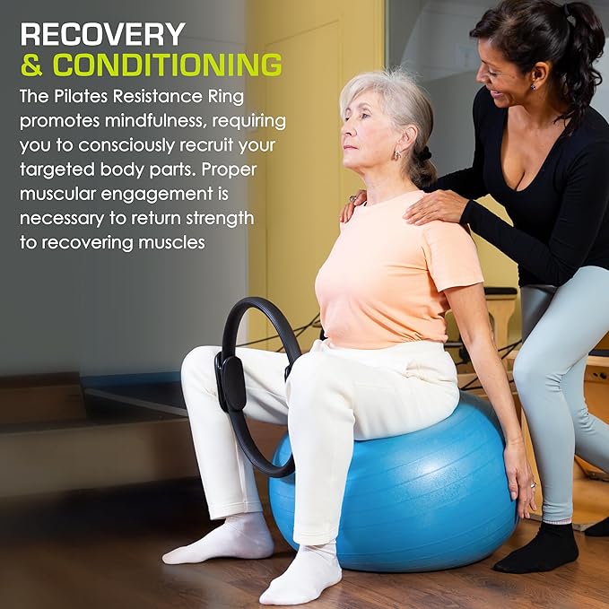 The ProsourceFit Resistance Ring enhances Pilates Workouts