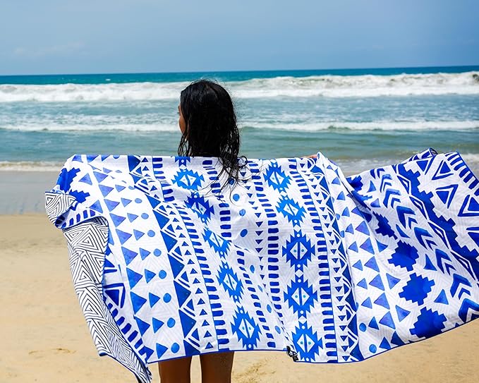 Elite Trend Microfiber Beach Towel - Extra Large 78x35 Inch