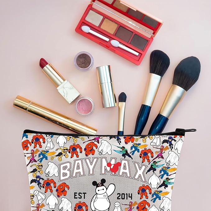 VAMSII Animated Film Merchandise Gift B Est 2014 Zipper Pouch Makeup Bag Gift Movie Fans (B-MAX Est 2014)