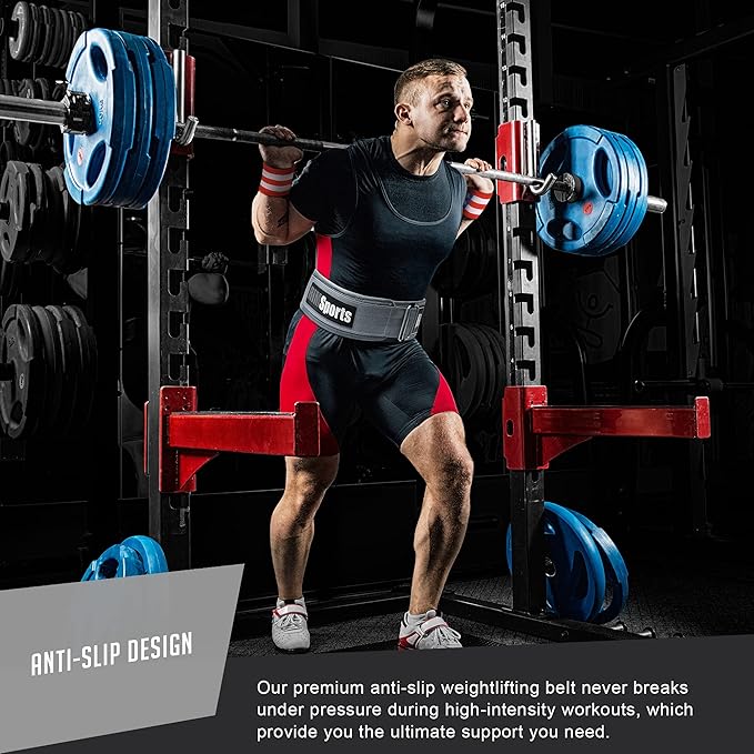 RIMSports Quick Locking Weight Lifting Belt Premium Lifting