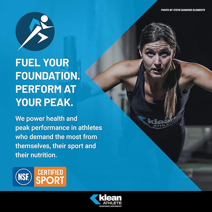 Klean ATHLETE Klean Probiotic | Shelf Stable Probiotic to Support Immune System and Overall Health of The Digestive System | NSF Certified for Sport | 60 Vegetarian Acid-Resistant Capsules