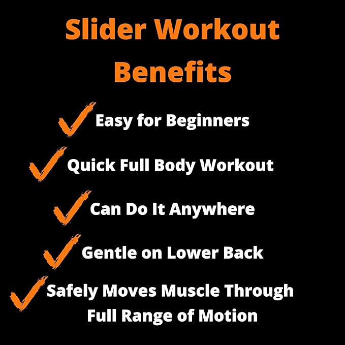 CRITICAL BENCH.COM Sliders for Full Body Workout at
