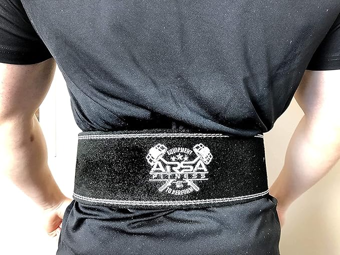 Arsa Fitness Weightlifting Adjustable Lever Belt for Men 10MM Thickness 4" Width