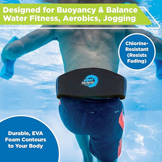 Aqua LEISURE New Aqua Water Fitness Deluxe Flotation (AZF21363) (Packaging