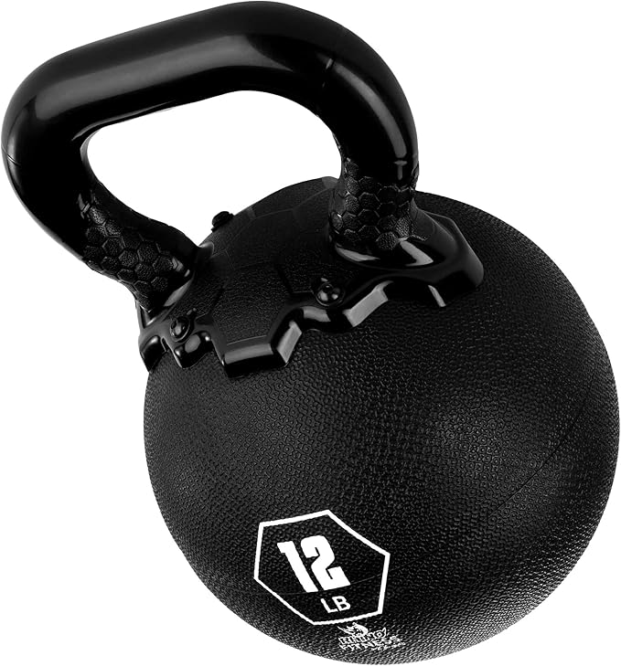 Champion Sports Rhino Kettlebell Rubber Weights