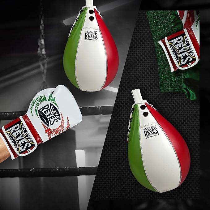 CLETO REYES Platform Leather Punching Speed Bag for Boxing, MMA, Muay Thai, Training Equipment