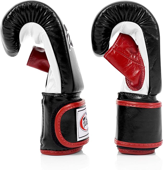 Fairtex TGO3 Muay Thai Boxing Gloves for Men, Women, Kids | Special Open Thumb Design | MMA Gloves, Kickboxing, Gym, Fitness | Premium Quality, Light Weight & Shock Absorbent Boxing Gloves