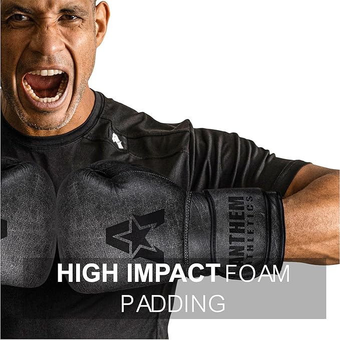 Anthem Athletics Stormbringer Full Grain Leather Boxing Gloves Men Women Muay Thai Gloves 12 oz 14 oz or 16 oz Boxing Gloves