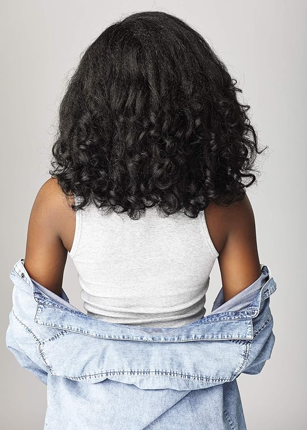 Sensationnel Curls Kinksandco Half Wig - Rain Maker Instant Weave Drawstring Cap for Natural 3C to 4C Hair Textures (2 DARKBROWN)