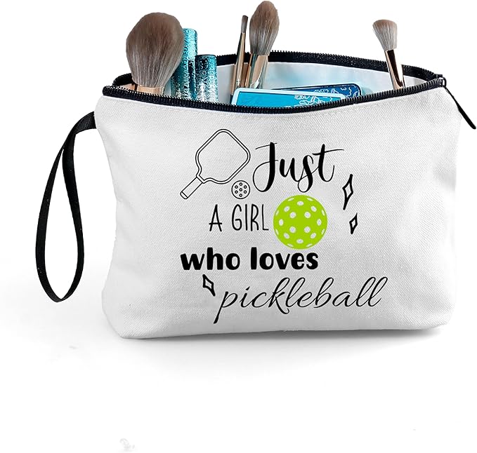 Pickleball Gifts,PickleBall Makeup Bag,Birthday Gifts for Friendship,Womens Birthday Gifts,Gifts for Pickleball Lovers,Sister,Friends