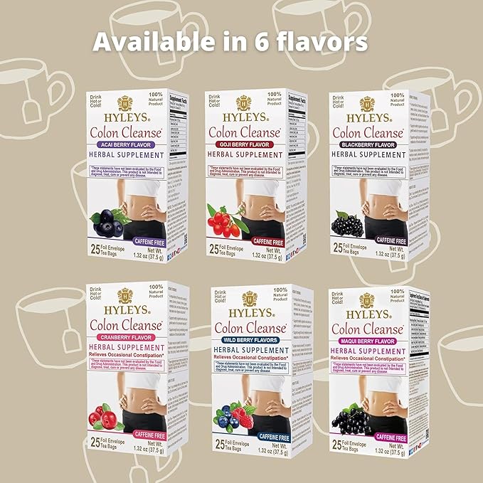 Hyleys Tea Colon Cleanse Wild Berries (1 Pack)