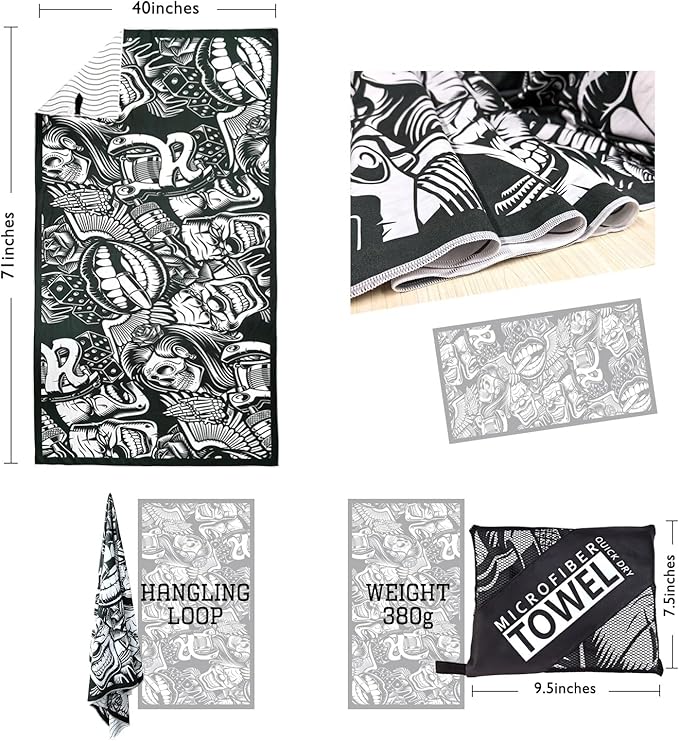 Beach Towel - Microfiber Beach Towels(71" x 40" 1Pcs) -