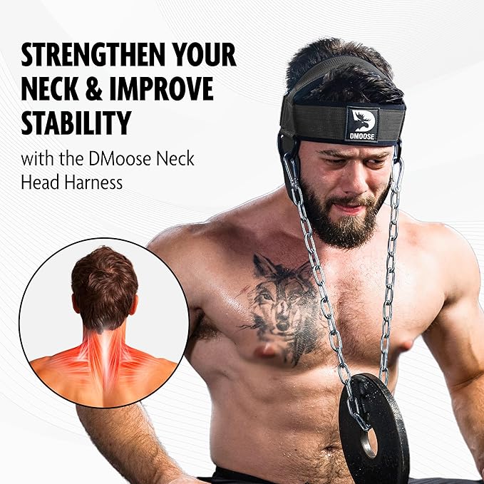 DMoose Neck Harness for Weight Lifting - 30"