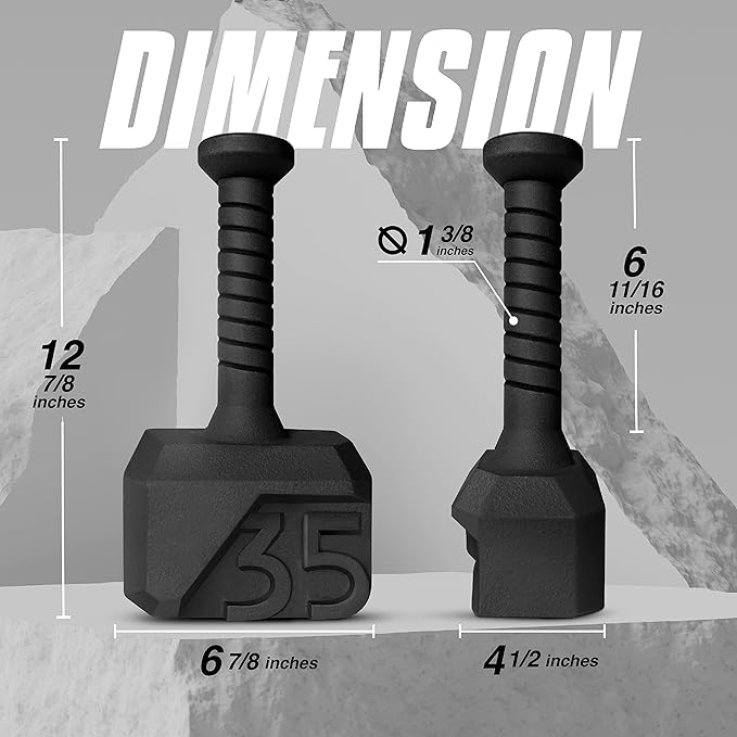 Yes4All Hammer Kettlebells 15 25, 35 35 lbs
