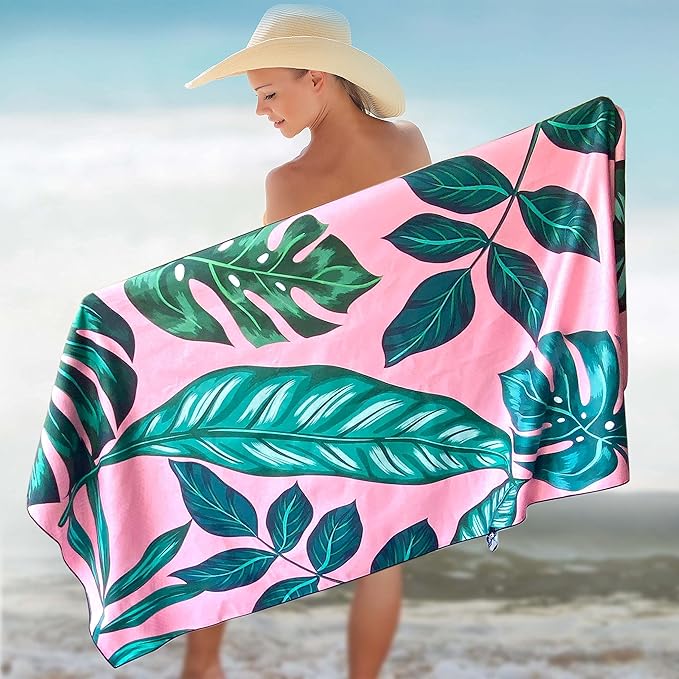 Elite Trend Microfiber Beach Towel - Extra Large 78x35 Inch