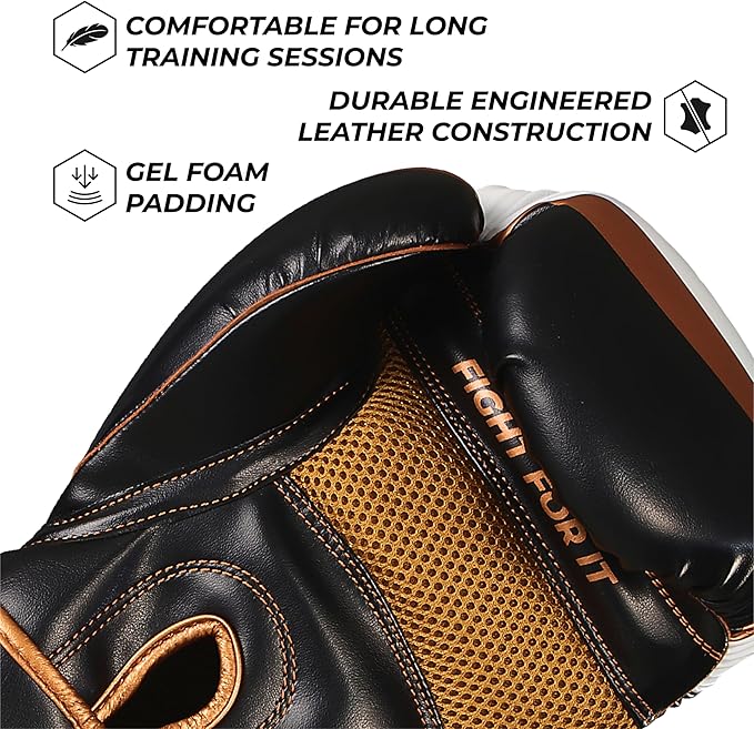 Sanabul Essential Gel Boxing Gloves for Men & Women, Kickboxing MMA, Muay Thai Gloves and Heavy Bag Training Punching & Sparring