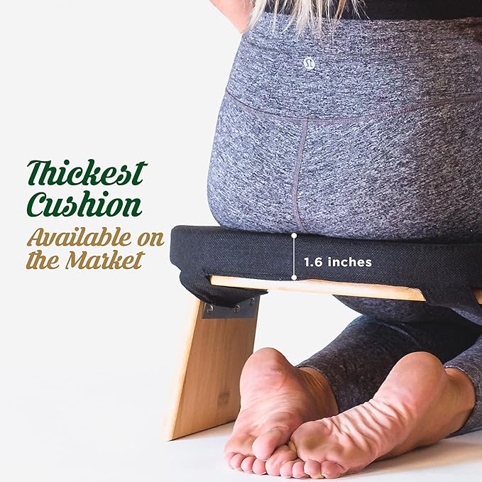 Monk & Llama Meditation Bench - Foldable