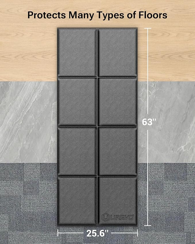 UREVO Foldable Treadmill Mat
