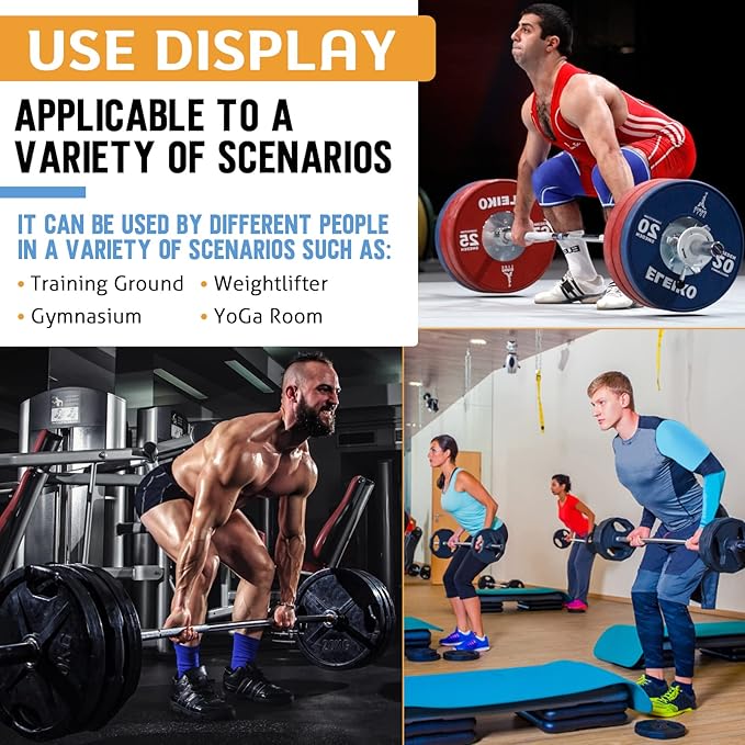 Deadlift Jack Barbell Stand, Barbell Rack, Barbell Buffer Frame, Carbon Steel Barbell Jack, Easily Load and Unload 800lb Barbell Plates for Deadlift Exercise & Weight Training (Black)