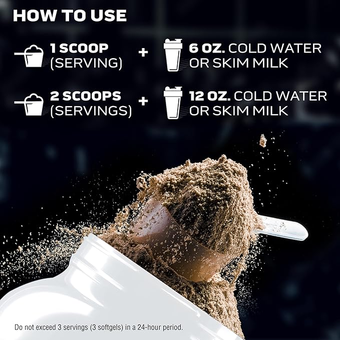 Muscletech Grass-Fed Whey Protein Powder (Triple Chocolate, 1.8LB) - Whey Protein Smoothie & Milk Shake Mix Supports Muscle Gain & Recovery - 20g of Whey Protein for Women & Men - Non-GMO, Gluten-Free