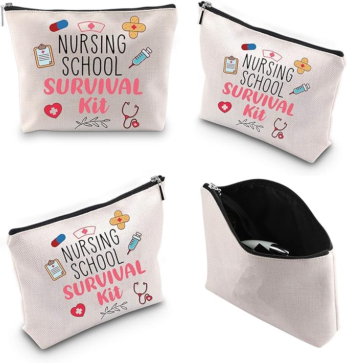 WCGXKO Nurse Gift Nurse Cosmetics Gift Nursing School Survival kit Gift for RN CNA LPV BSN LVP (NURSING SCHOOL)