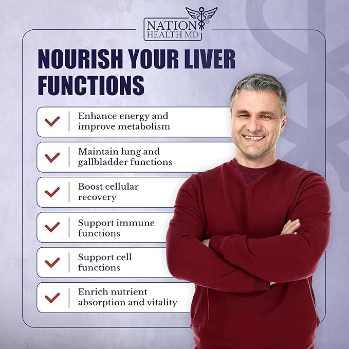 Liver Renew - Liver Cleanse Detox & Repair - Liver Support Supplement with Artichoke Extract, Milk Thisle, Dandelion and Turmeric - 60 Capsules