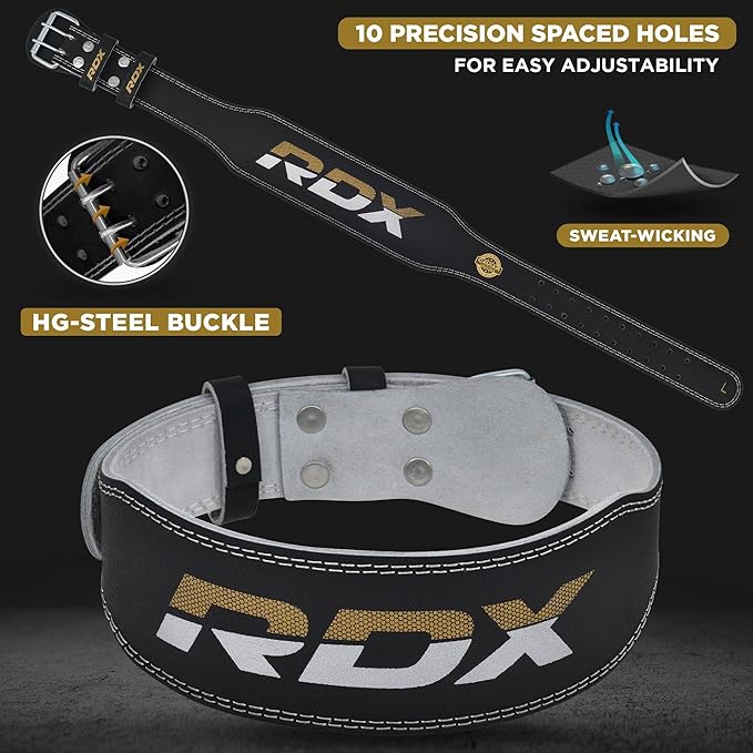 RDX Weight Lifting Belt Gym Fitness 4” 6” 6” Padded 10 Adjustable