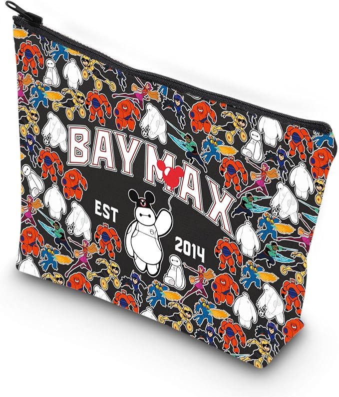 VAMSII Animated Film Merchandise Gift B Est 2014 Zipper Pouch Makeup Bag Gift Movie Fans (BLK-B-MAX 2014)