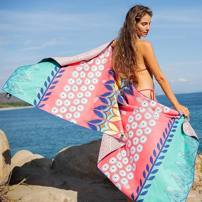 Elite Trend Microfiber Beach Towel - Extra Large 78x35 Inch