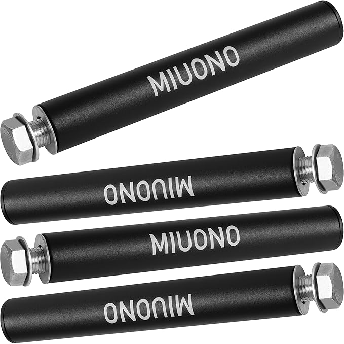 Weight Plate Holder, Power Rack Attachments Squat Rack Weight Plate Holder Storage for 2 inch Olympic Plates, Universal Fit 2x2, 2x3, 3x3 Power Cage, 1"and 5/8" Hole Compatible