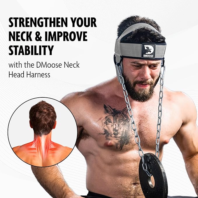 DMoose Neck Harness for Weight Lifting - 30"