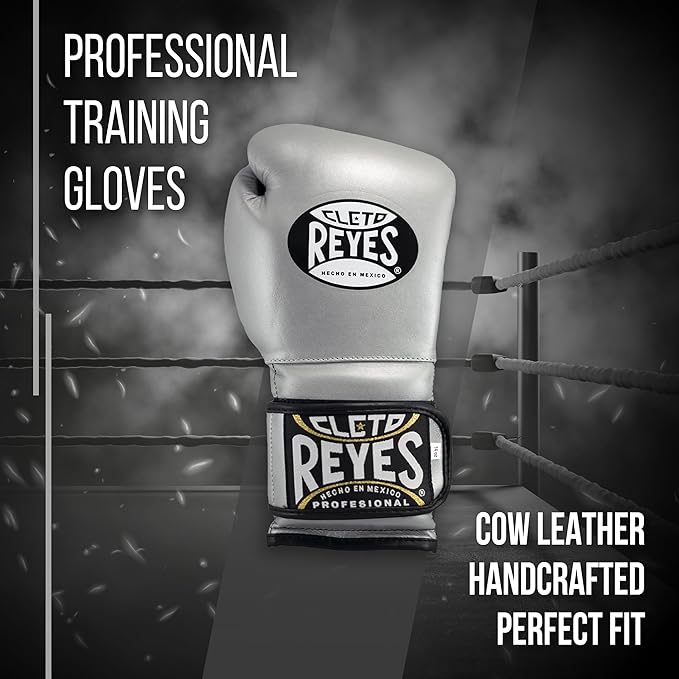 CLETO REYES Training Gloves with Leather Strap & Attached Thumb and Hook & Loop Closure