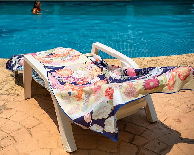 Elite Trend Microfiber Beach Towel - Extra Large 78x35 Inch