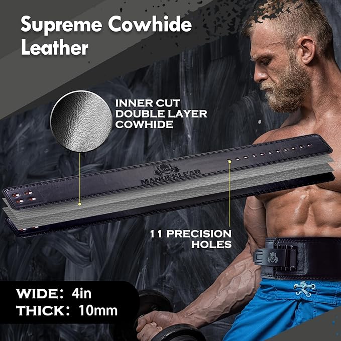 Lever Belt Weightlifting 10mm Back