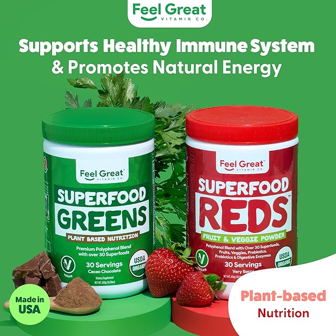 Feel Great Reds and Greens Powder 300 Grams