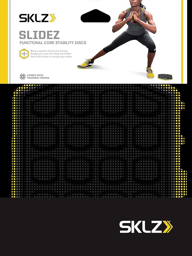 SKLZ Slidez Dual-Sided Exercise Glider Discs for Core